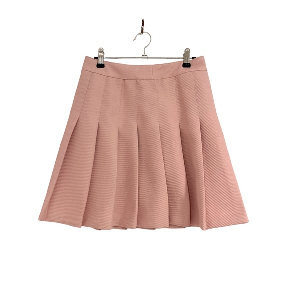 Pleated A-Line Mini Skirt - Picture 1 of 2